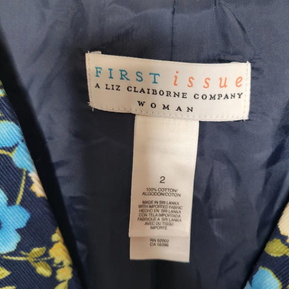 First Issue Pinwhale Corduroy Blazer - Picture 7 of 7